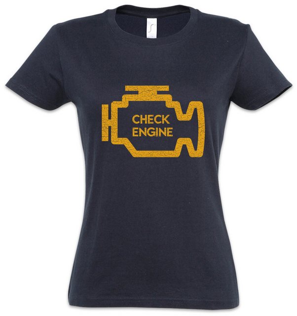 Urban Backwoods Print-Shirt Check Engine Damen T-Shirt Race Racing car Driv günstig online kaufen