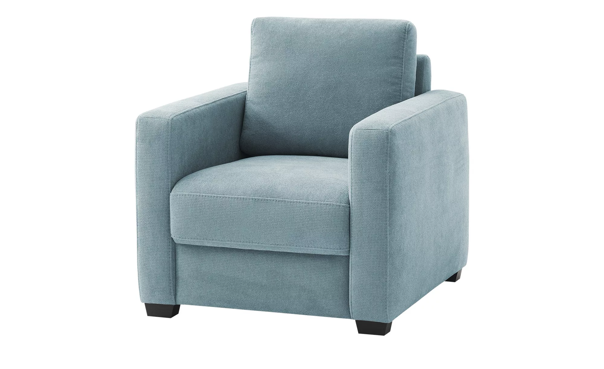 bobb Sessel mit Boxspringpolsterung  Lisa de Luxe - blau - 85 cm - 90 cm - günstig online kaufen