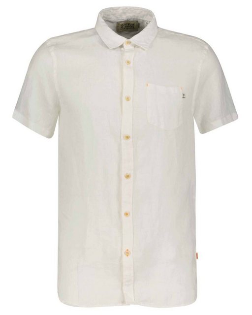 Scotch & Soda Langarmhemd Herren Leinenhemd Regular Fit (1-tlg) günstig online kaufen