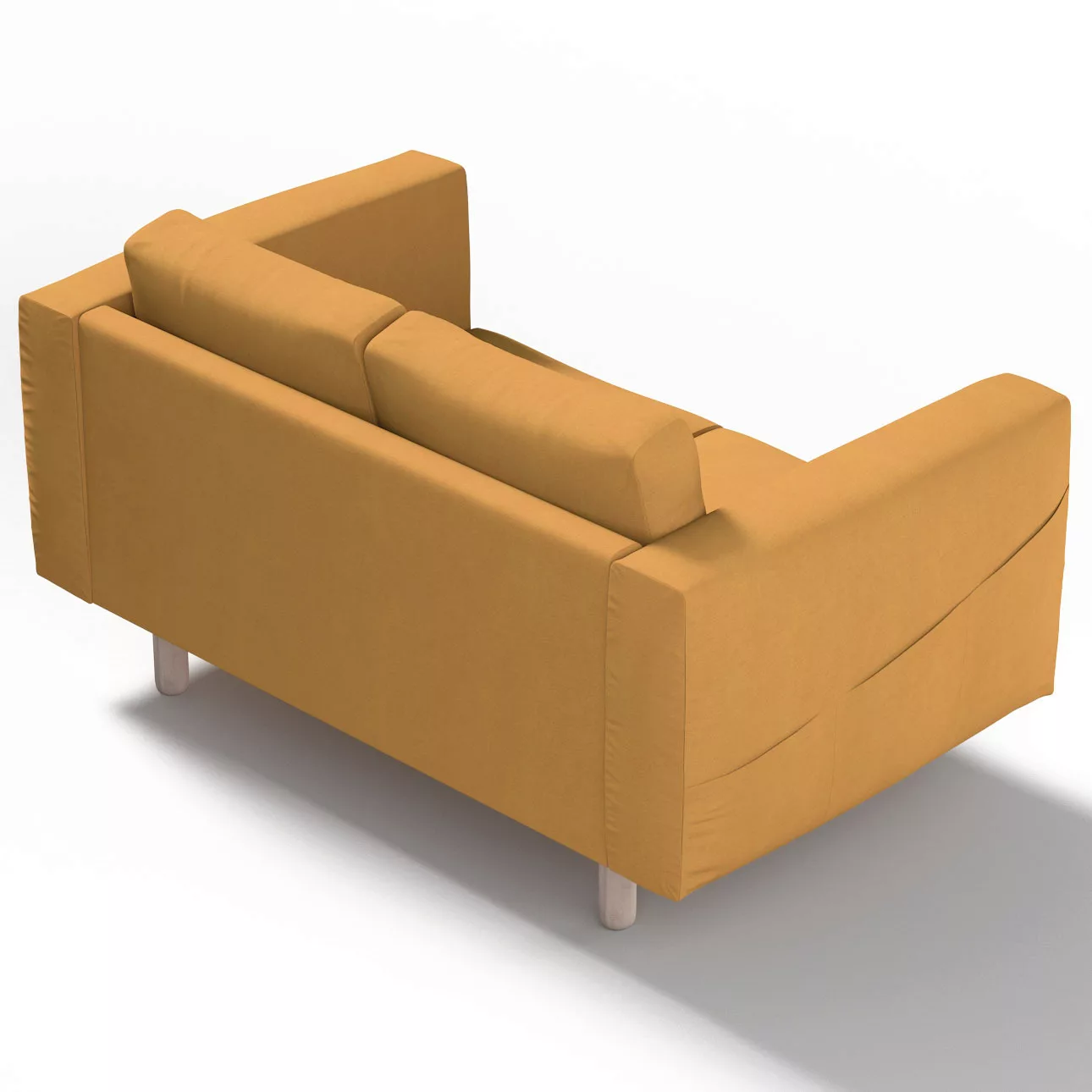 Bezug für Norsborg 2-Sitzer Sofa, senffarbe, Norsborg 2-Sitzer Sofabezug, E günstig online kaufen