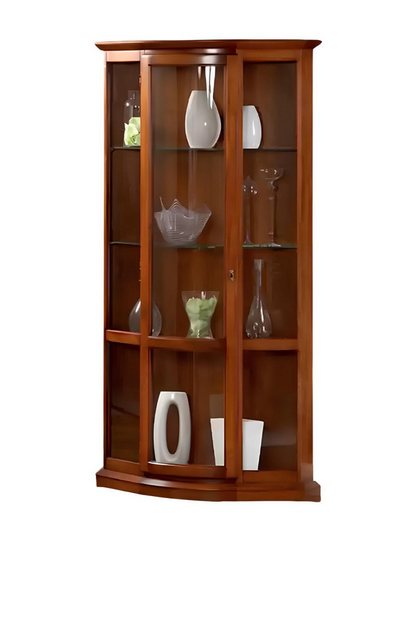 Xlmoebel Vitrine Holzschrank mit Glastüren für das Wohnzimmer - elegante An günstig online kaufen