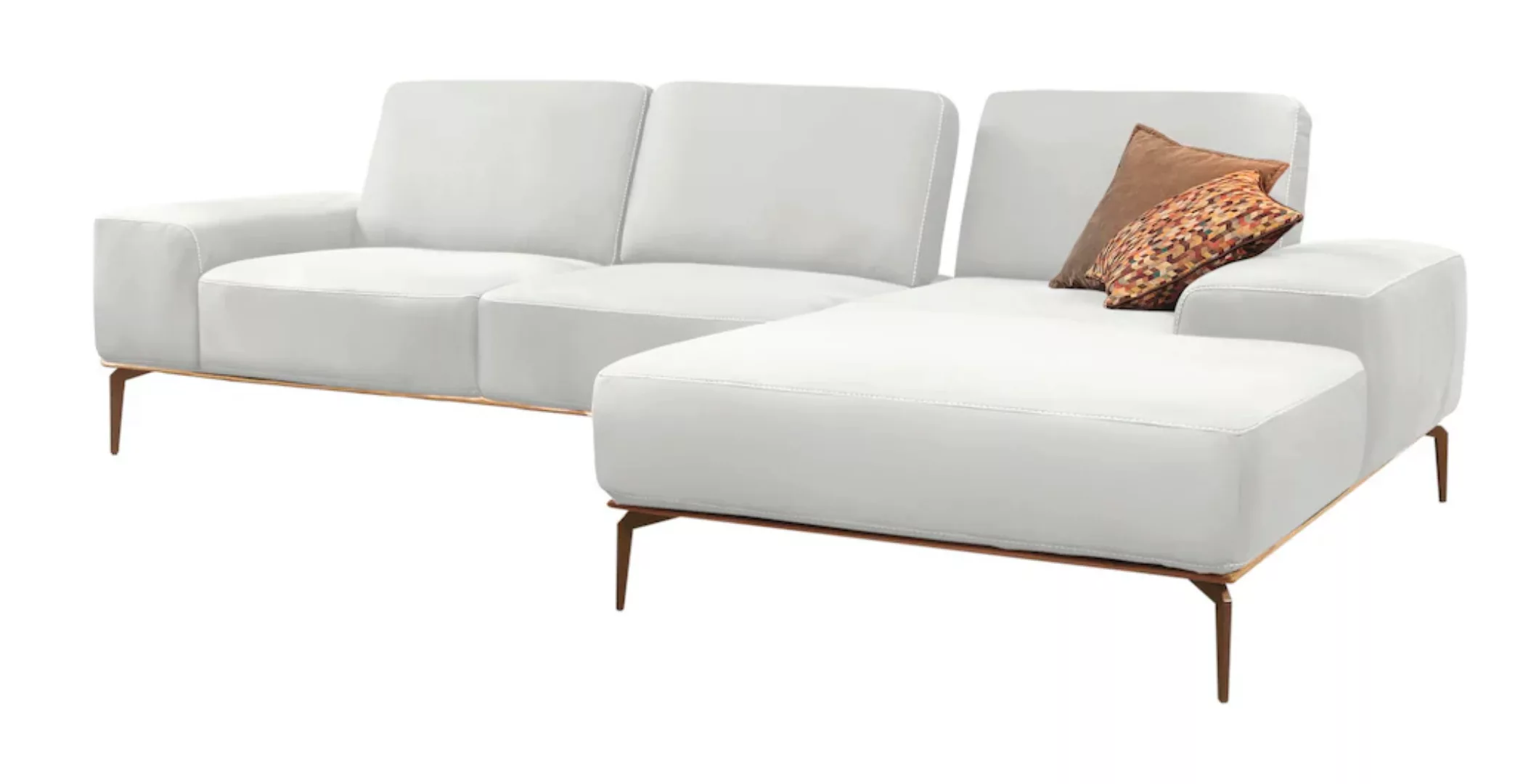 W.SCHILLIG Ecksofa "run, Designsofa mit tollem Sitzkomfort, bequem, L-Form" günstig online kaufen