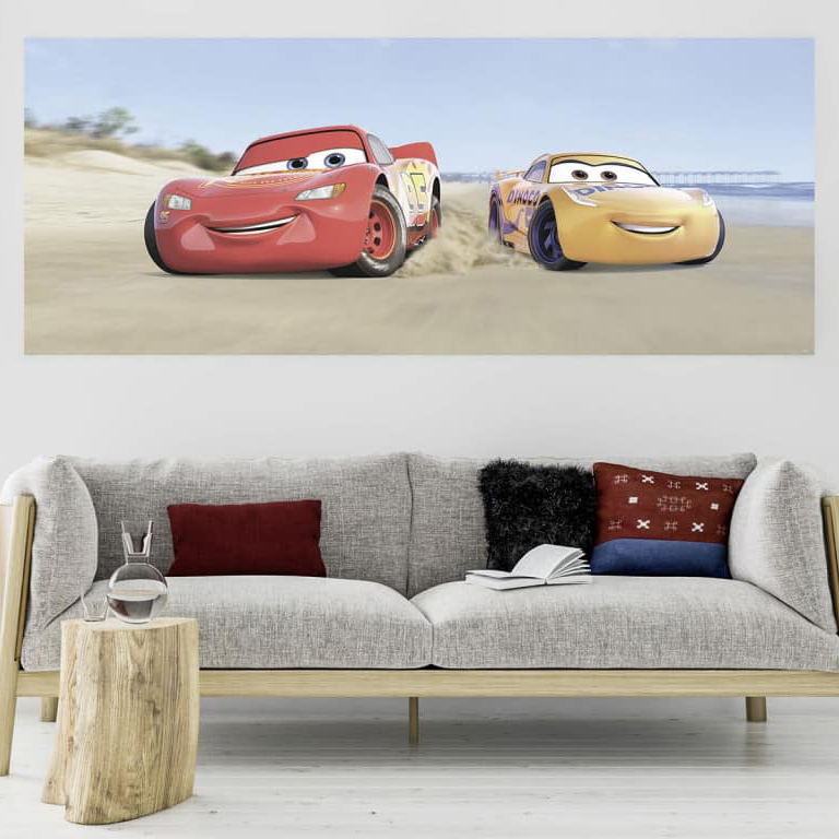 Komar Vliestapete »Digitaldruck Vlies - Cars3 Beach - Größe 100 x 250 cm«, günstig online kaufen