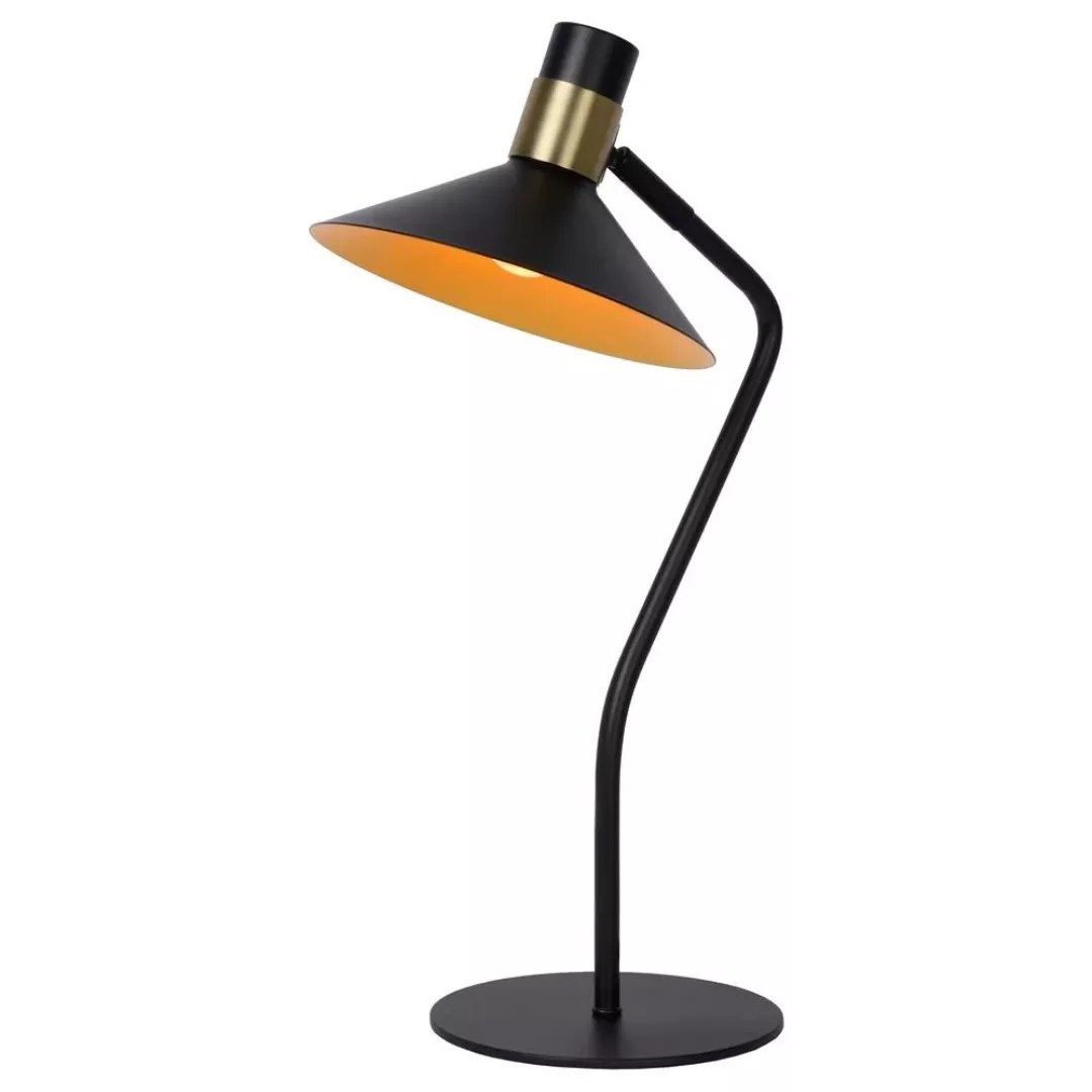 Tischlampe Pepijn in Schwarz und Gold günstig online kaufen