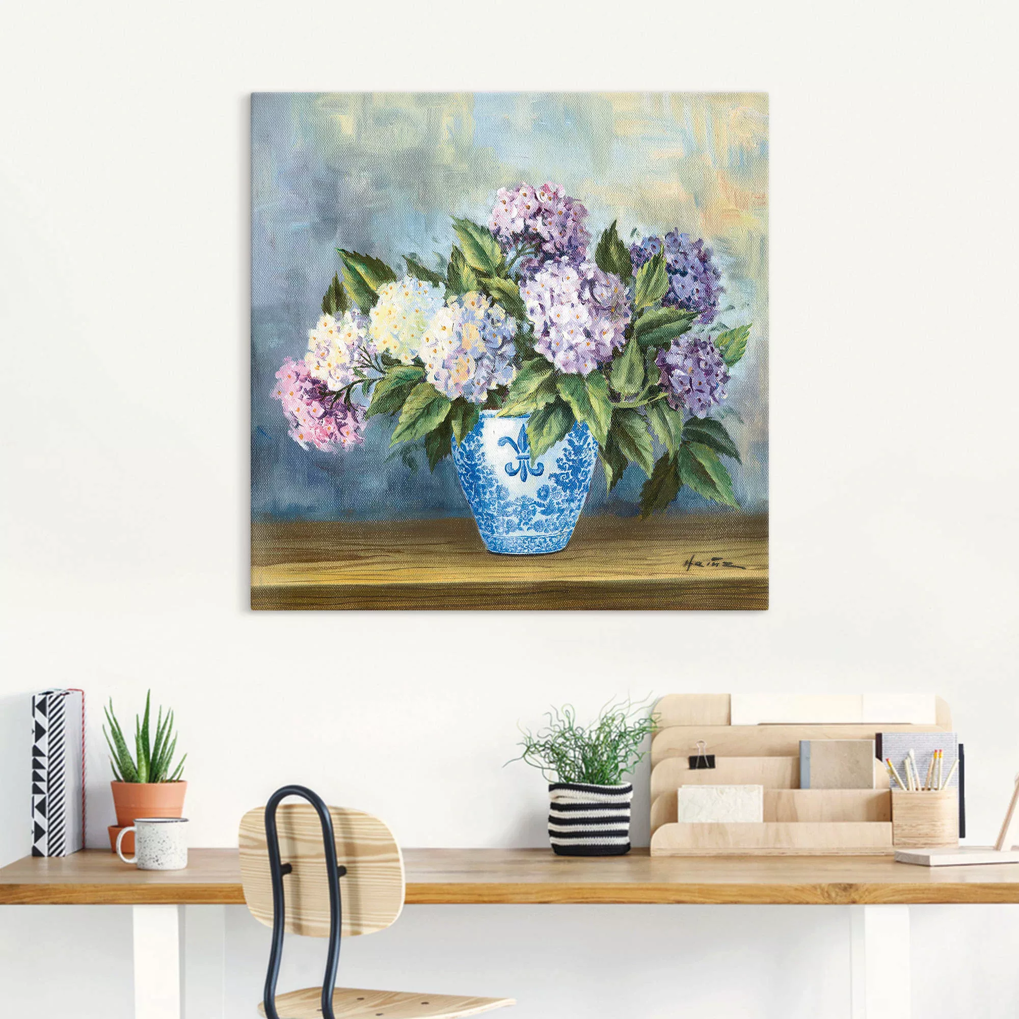 Artland Wandbild »Hortensien«, Blumenbilder, (1 St.) günstig online kaufen