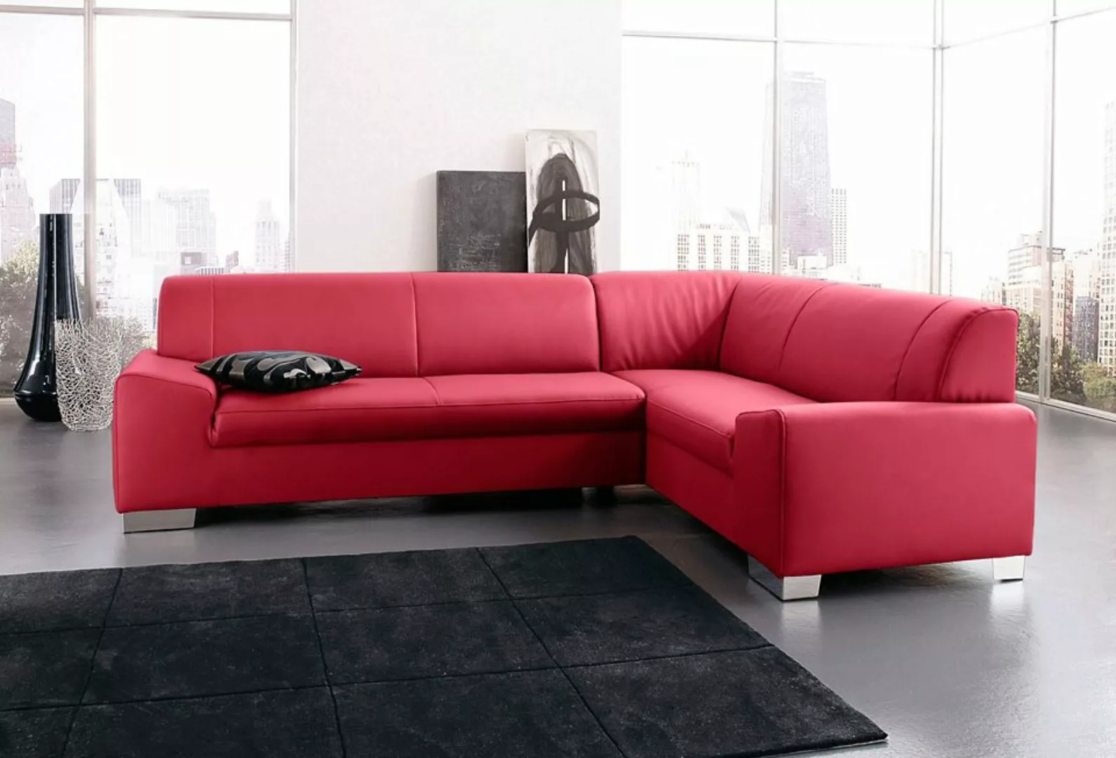 DOMO collection Ecksofa »Alisson L-Form«, wahlweise mit Bettfunktion günstig online kaufen