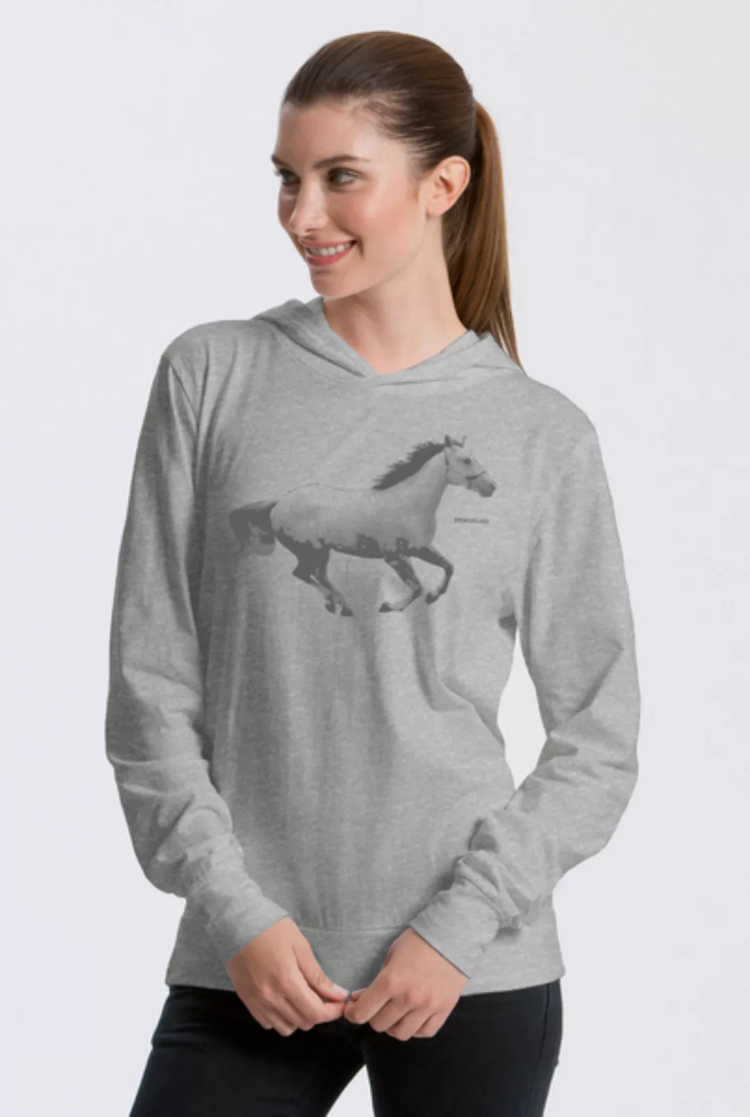 Bio-jersey-kapuzensweater Horsepower günstig online kaufen