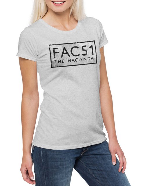 Urban Backwoods Print-Shirt Fac 51 The Hacienda 2 Damen T-Shirt Club Factor günstig online kaufen