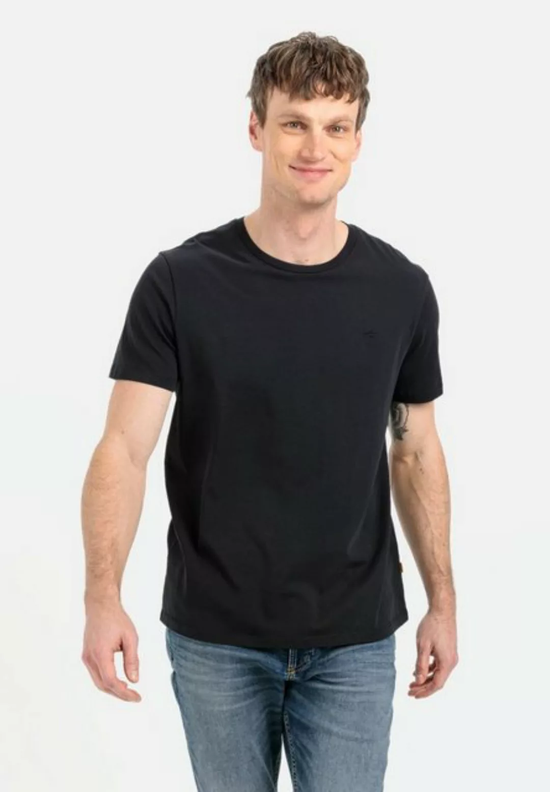 camel active T-Shirt aus nachhaltigem Organic Cotton günstig online kaufen