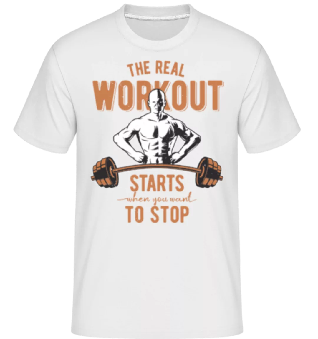 The Real Workout · Shirtinator Männer T-Shirt günstig online kaufen