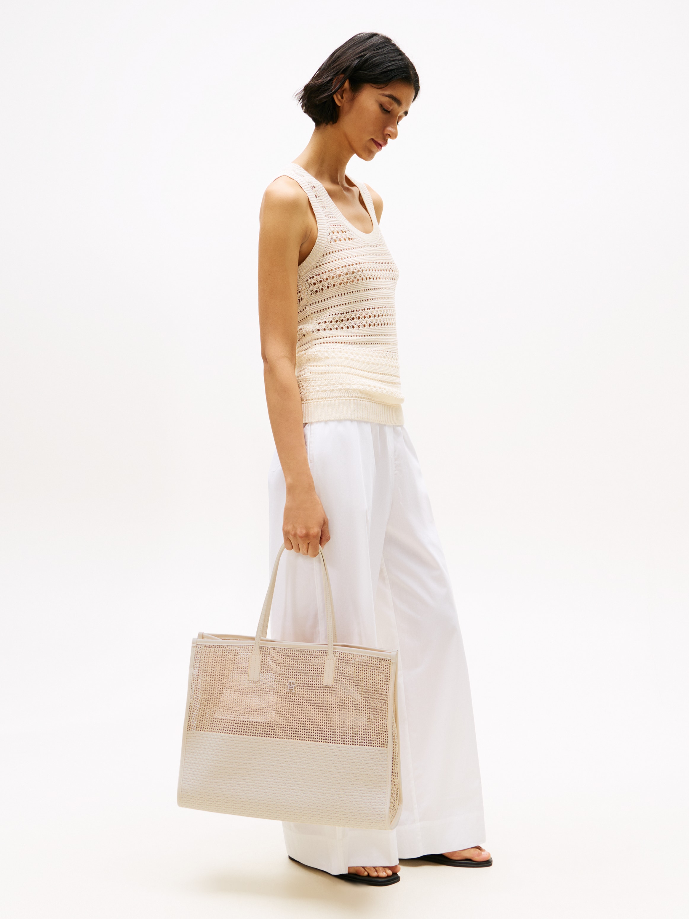 Tommy Hilfiger Tragetasche "TH CITY SUMMER TOTE WOVEN", Damen Umhängetasche günstig online kaufen