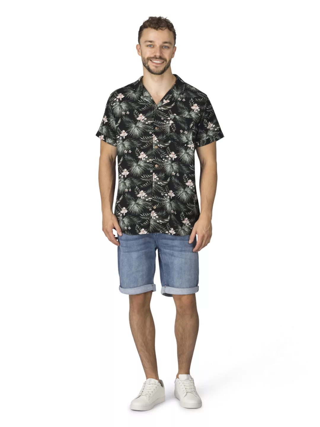 riverso Hawaii Hemd Männer Kurzarm RIVMick Regular Fit günstig online kaufen