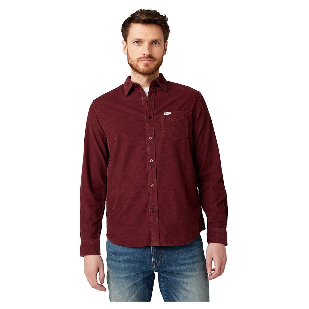 Wrangler 1 Pocket Langarm-shirt XL Tawny Port günstig online kaufen