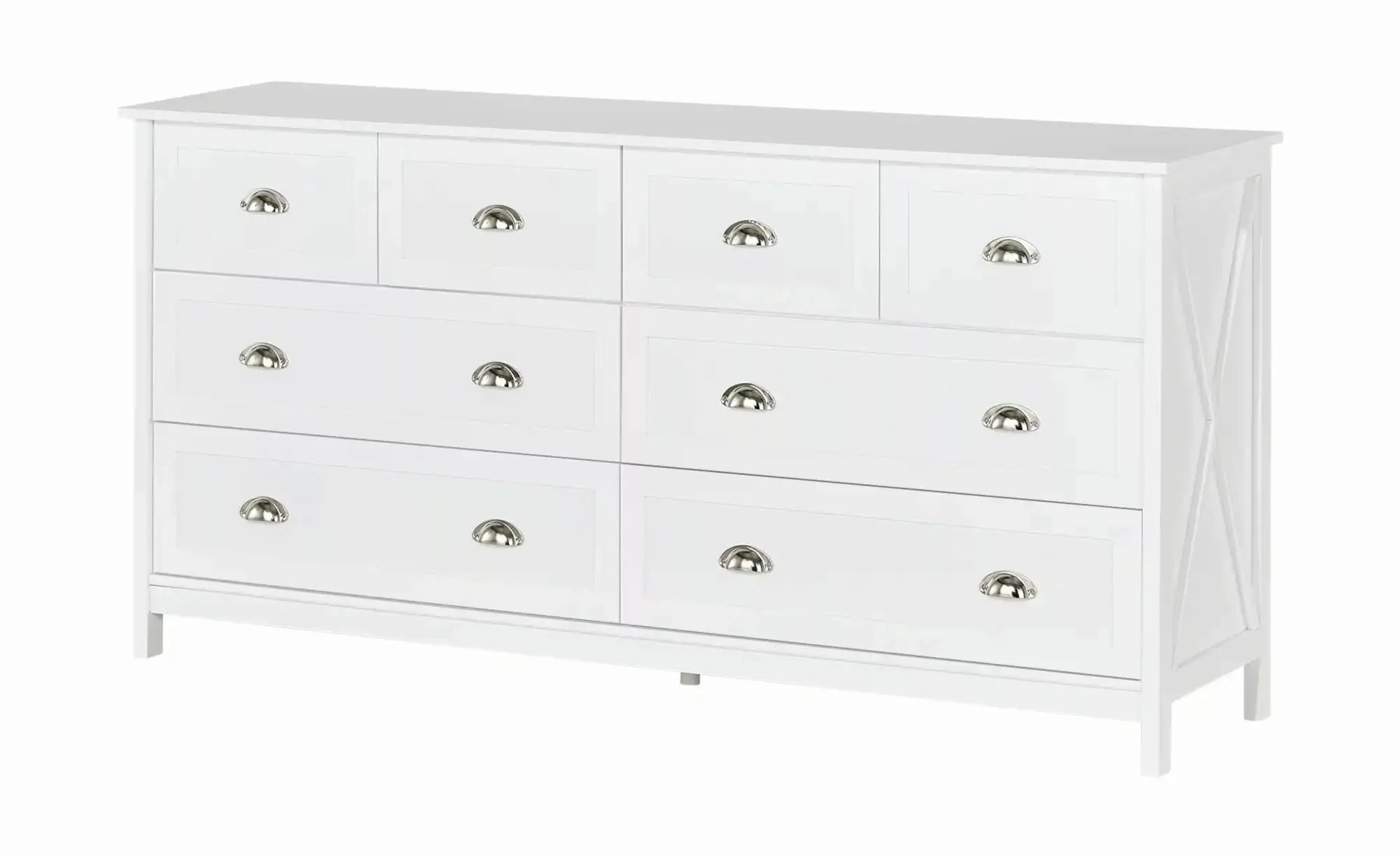 Sideboard  Mosi ¦ weiß ¦ Maße (cm): B: 160 H: 80 T: 40 Aktuelles > Wohnzimm günstig online kaufen