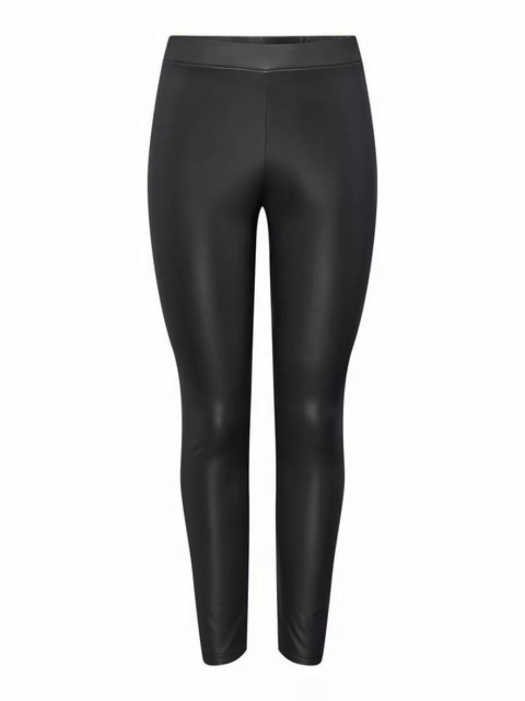 JACQUELINE de YONG Lederimitathose Lederoptik Leggings Hosen Coated Stretch günstig online kaufen