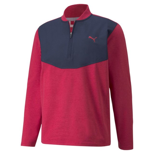 PUMA Longsweatshirt Puma Golf Layer Cloudspun 1/4 Zip Blau-Rot Herren L günstig online kaufen