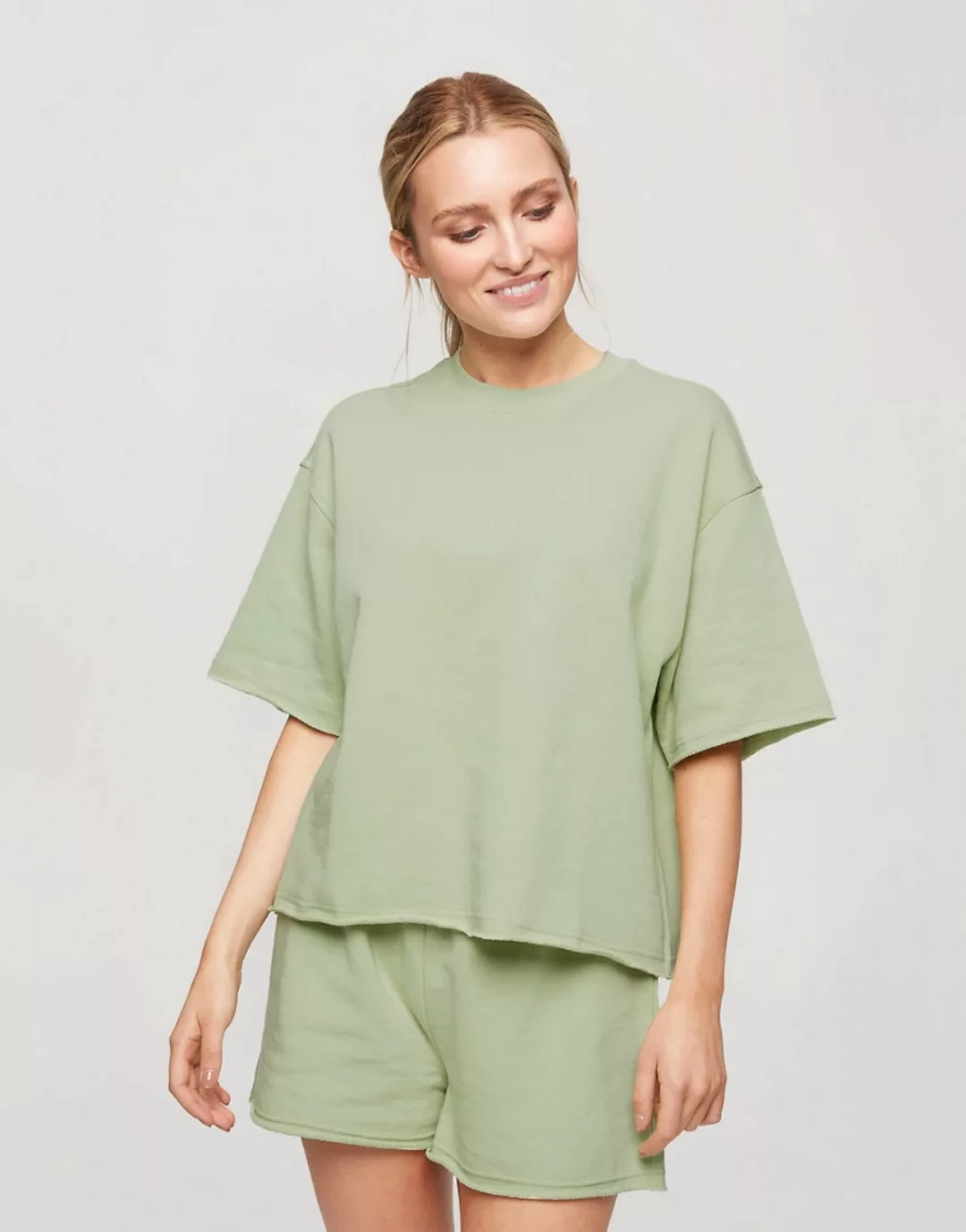 Miss Selfridge – Kurzes Pyjama-Set in Mint-Grün günstig online kaufen
