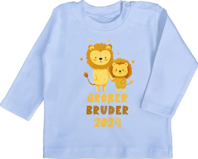 Shirtracer T-Shirt Ich werde großer Bruder 2024 Löwen Großer Bruder günstig online kaufen