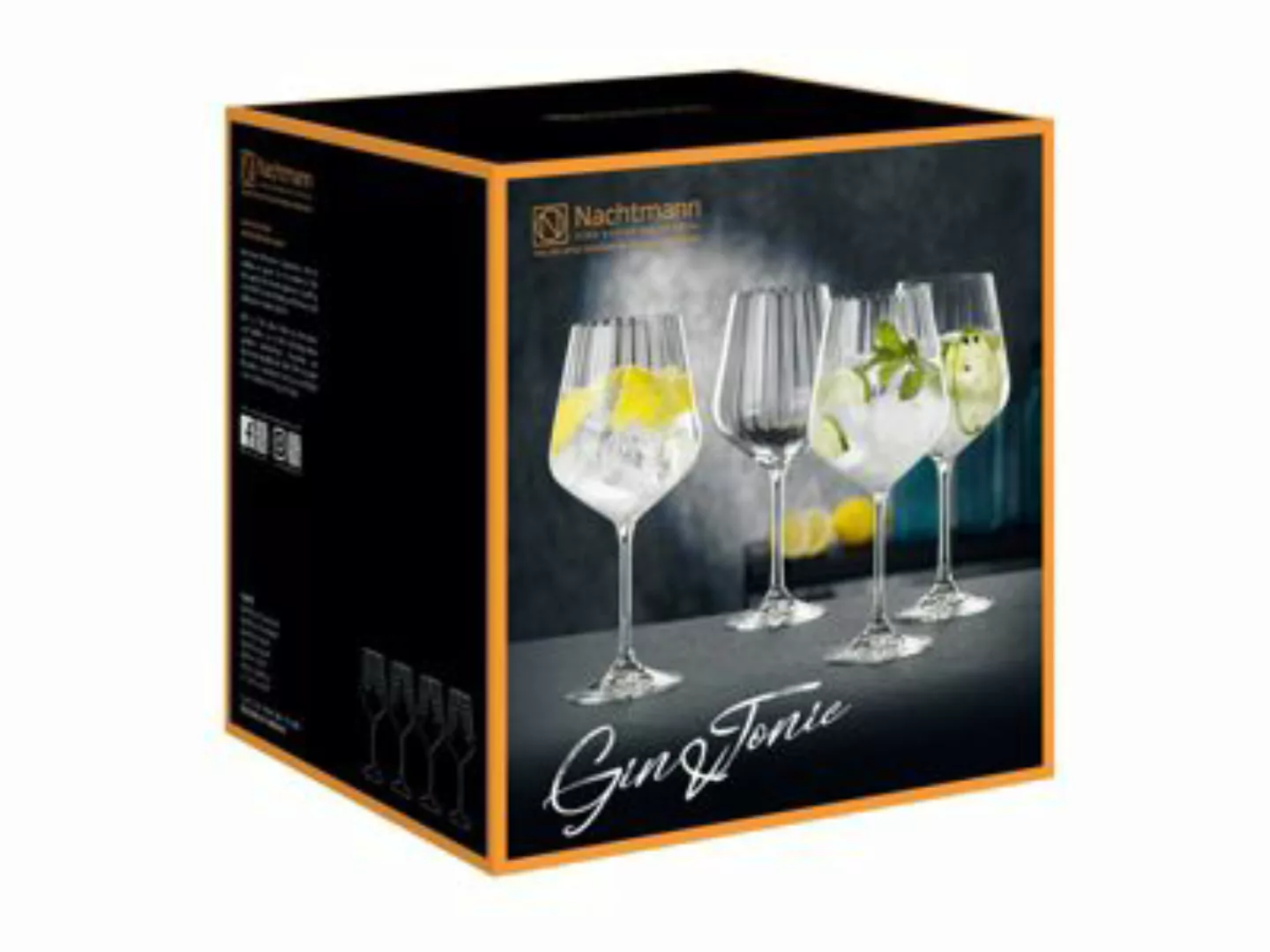 Nachtmann Gin & Tonic Gläserset ¦ transparent/klar ¦ Glas  ¦ Maße (cm): B: günstig online kaufen