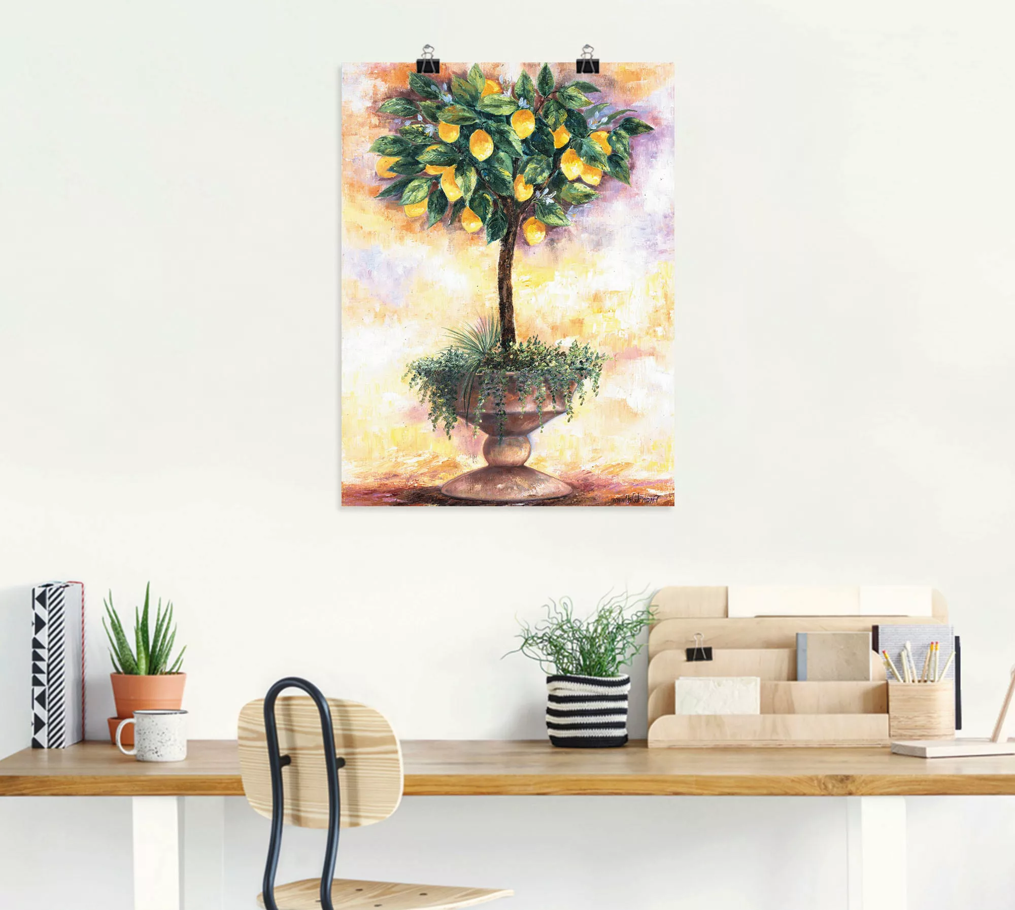 Artland Wandbild »Zitronenbaum«, Bäume, (1 St.), als Leinwandbild, Poster i günstig online kaufen