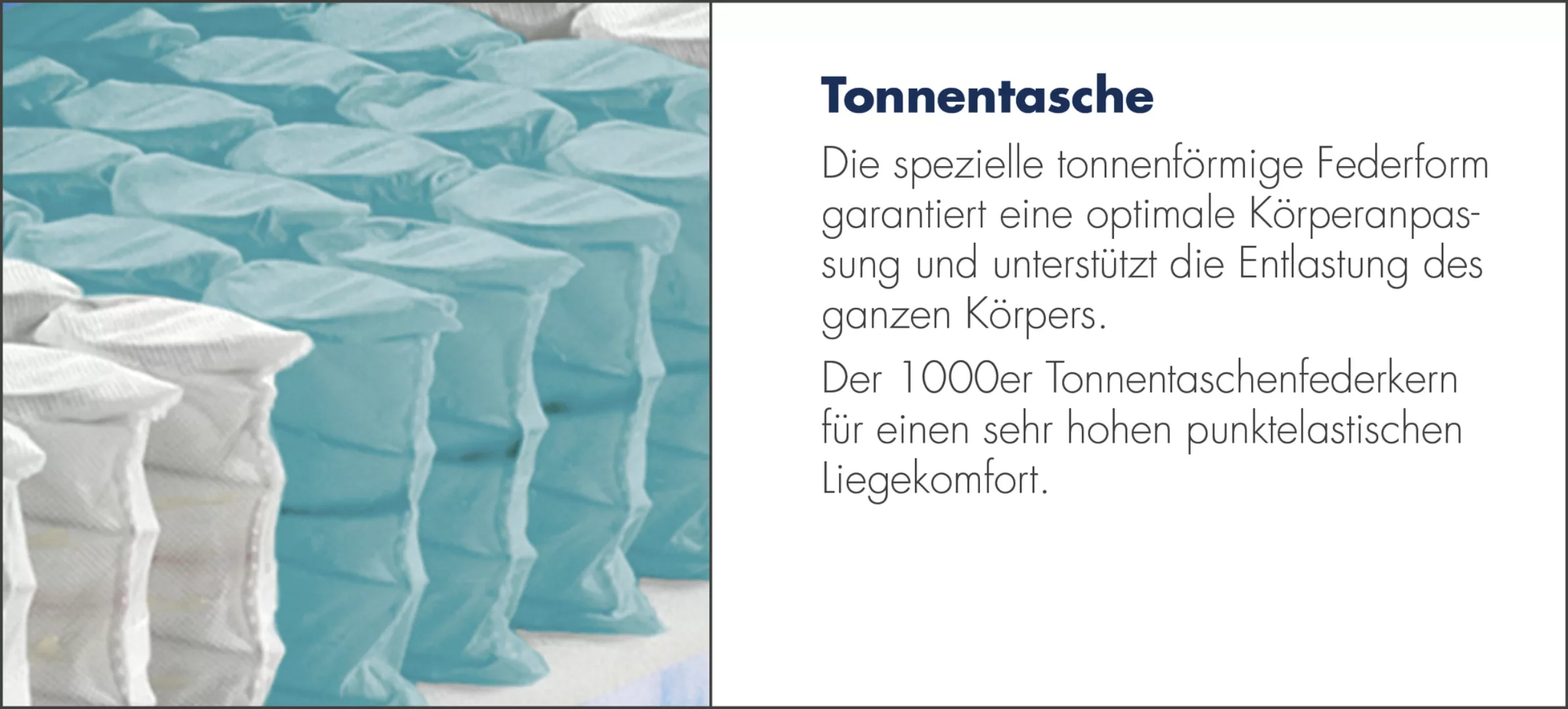 IRISETTE 7-Zonen Tonnentaschenfederkern-Matratze  IRISETTE Sylt TTFK ¦ weiß günstig online kaufen