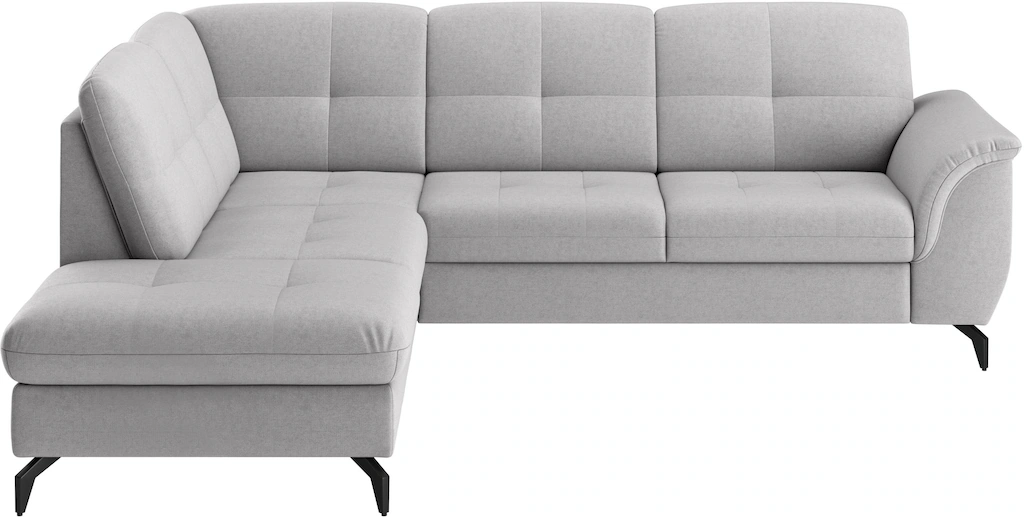 sit&more Ecksofa "Zora L-Form", wahlweise mit Bettfunktion und Bettkasten günstig online kaufen