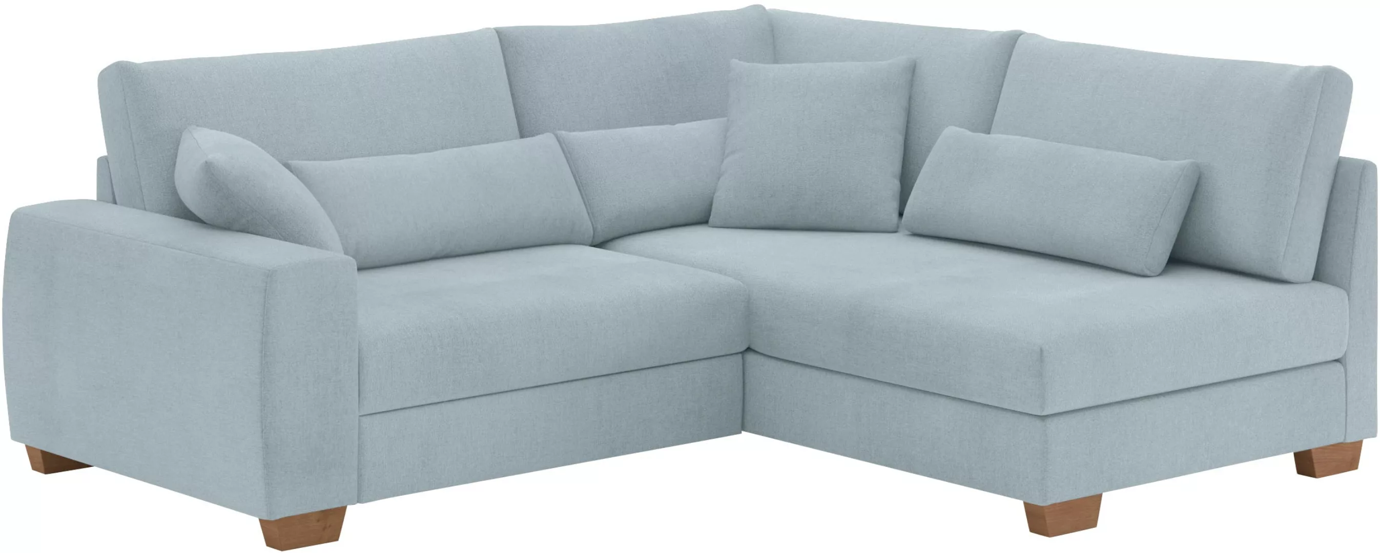 Mr. Couch Ecksofa "Helena L-Form, bis 140 kg belastbar", mit Taschenfederke günstig online kaufen