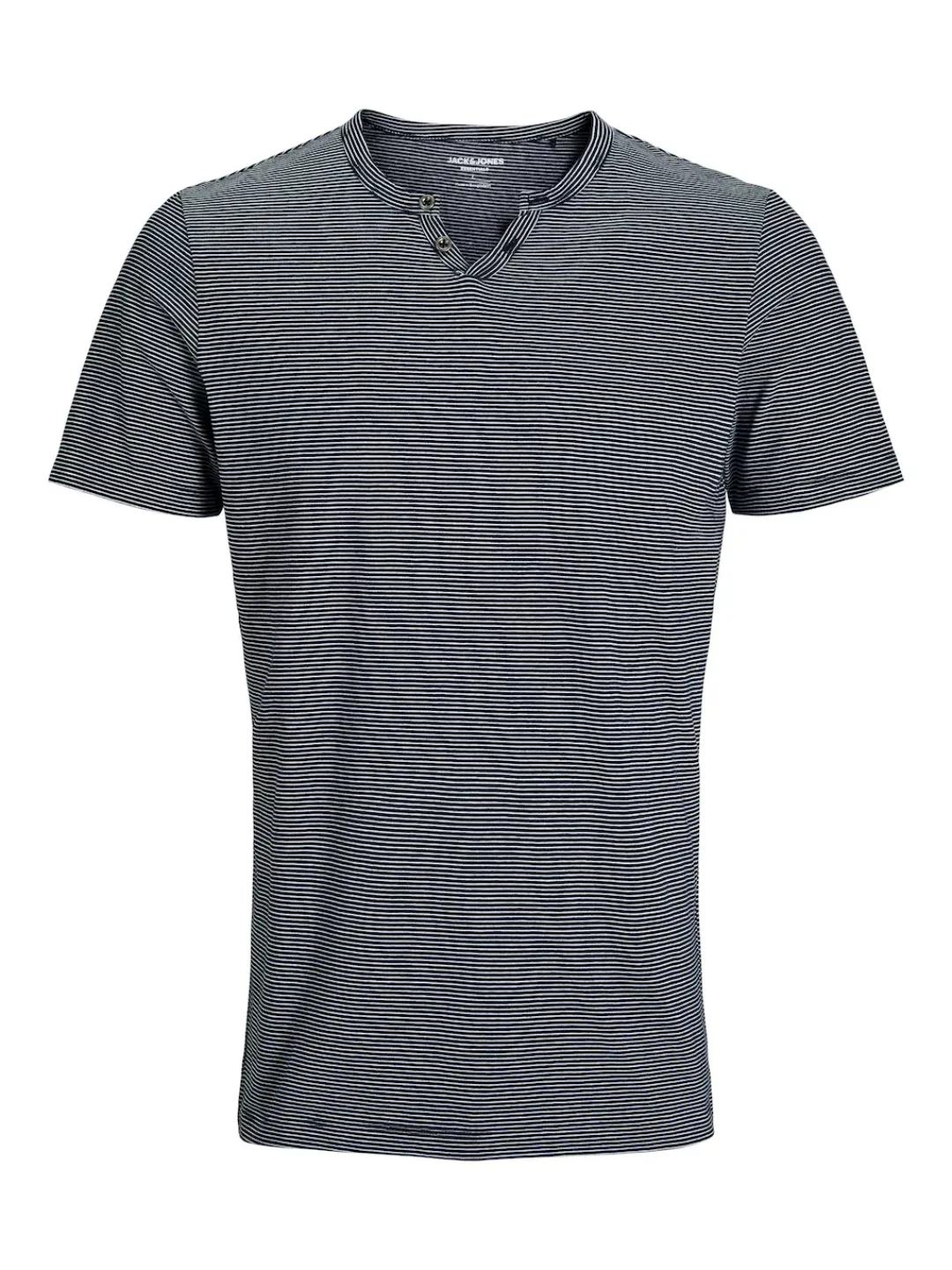 Jack & Jones T-Shirt "JJESPLIT NECK STRIPE TEE SS NOOS", mit besonderem Run günstig online kaufen