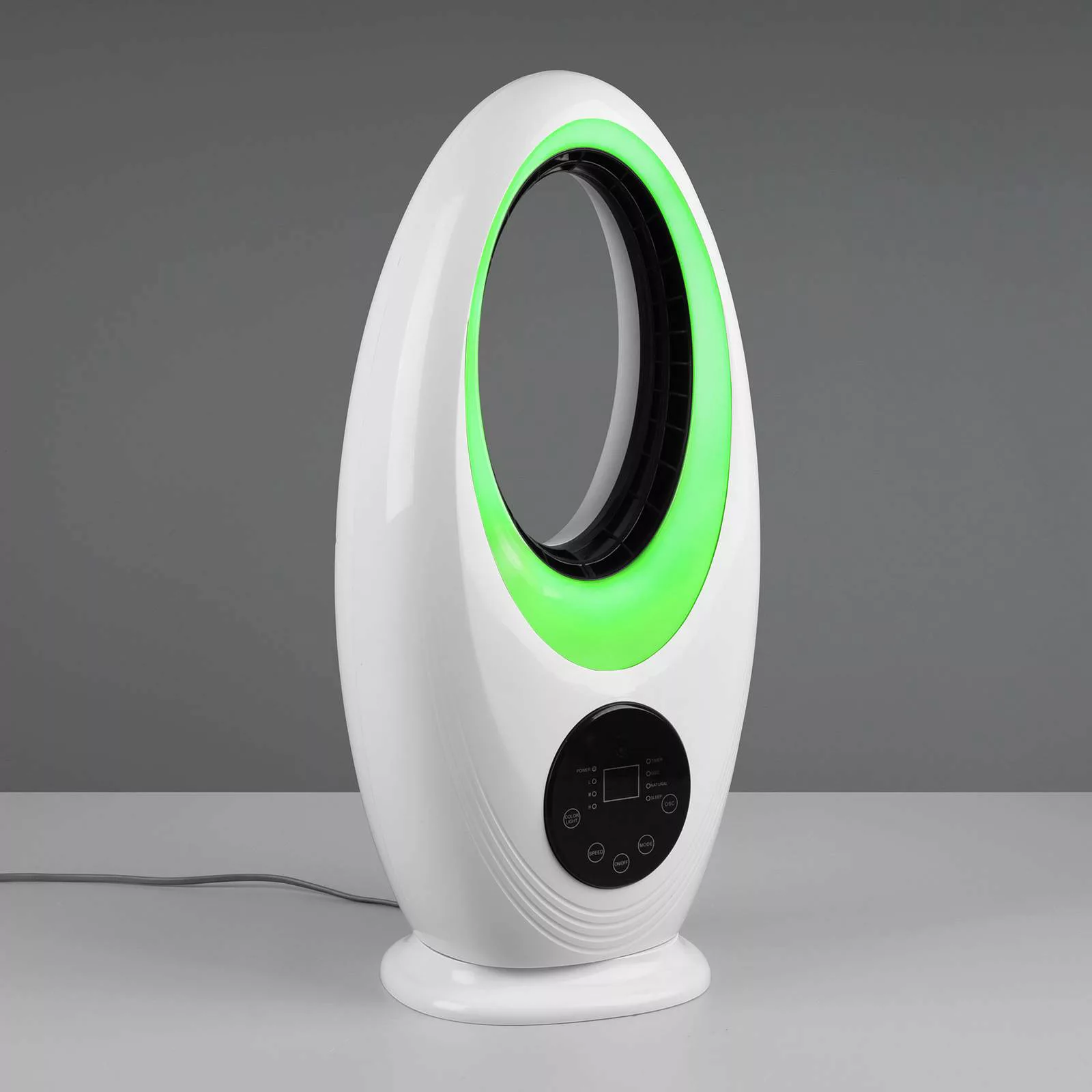 Tischventilator Kalmar mit RGB-LED, Touch/Remote günstig online kaufen