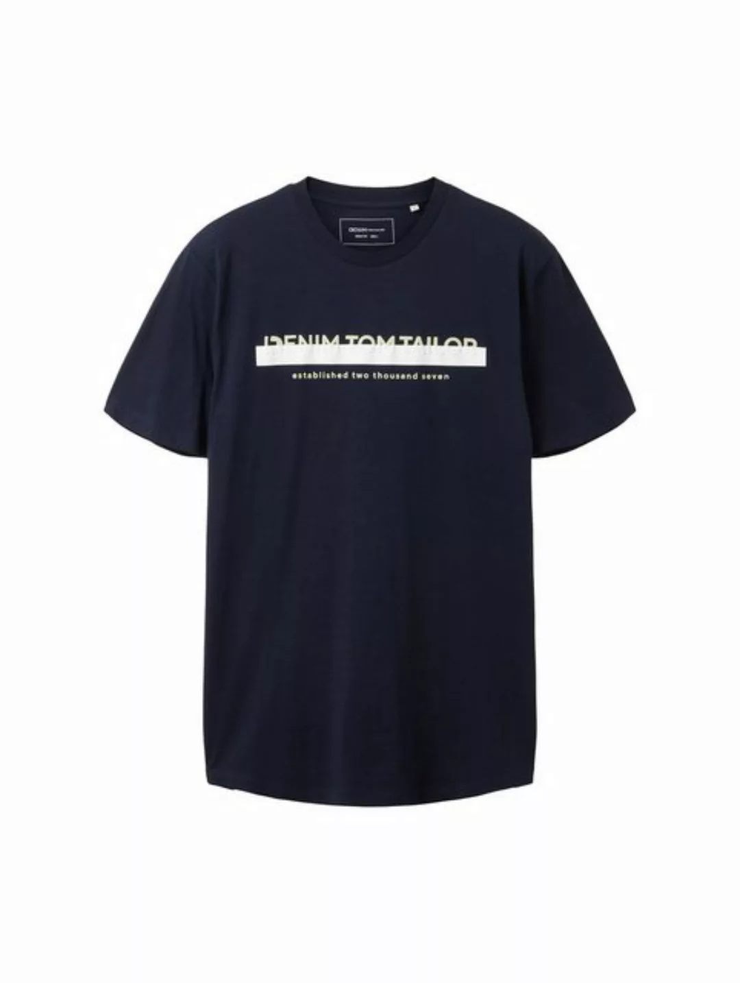 TOM TAILOR Denim T-Shirt, mit Logofrontprint günstig online kaufen