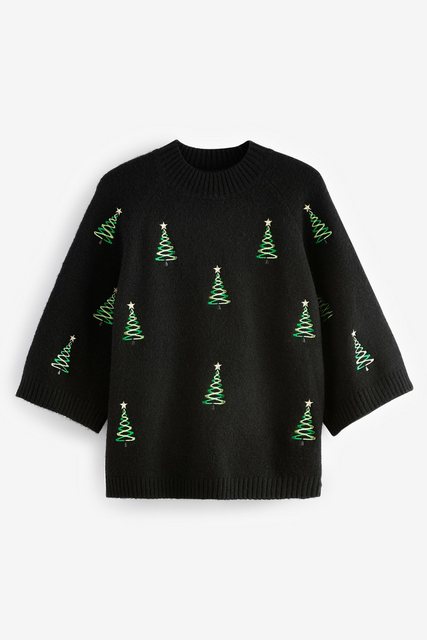 Next V-Ausschnitt-Pullover Weihnachtspullover (1-tlg) günstig online kaufen