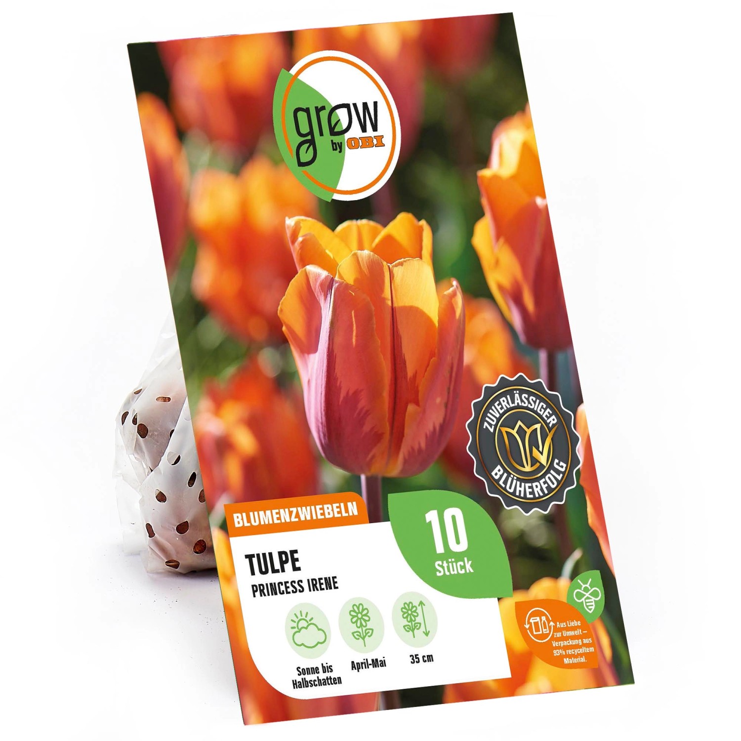 GROW by OBI Triumph-Tulpe Princess Irene Orange 35 cm Tulipa günstig online kaufen