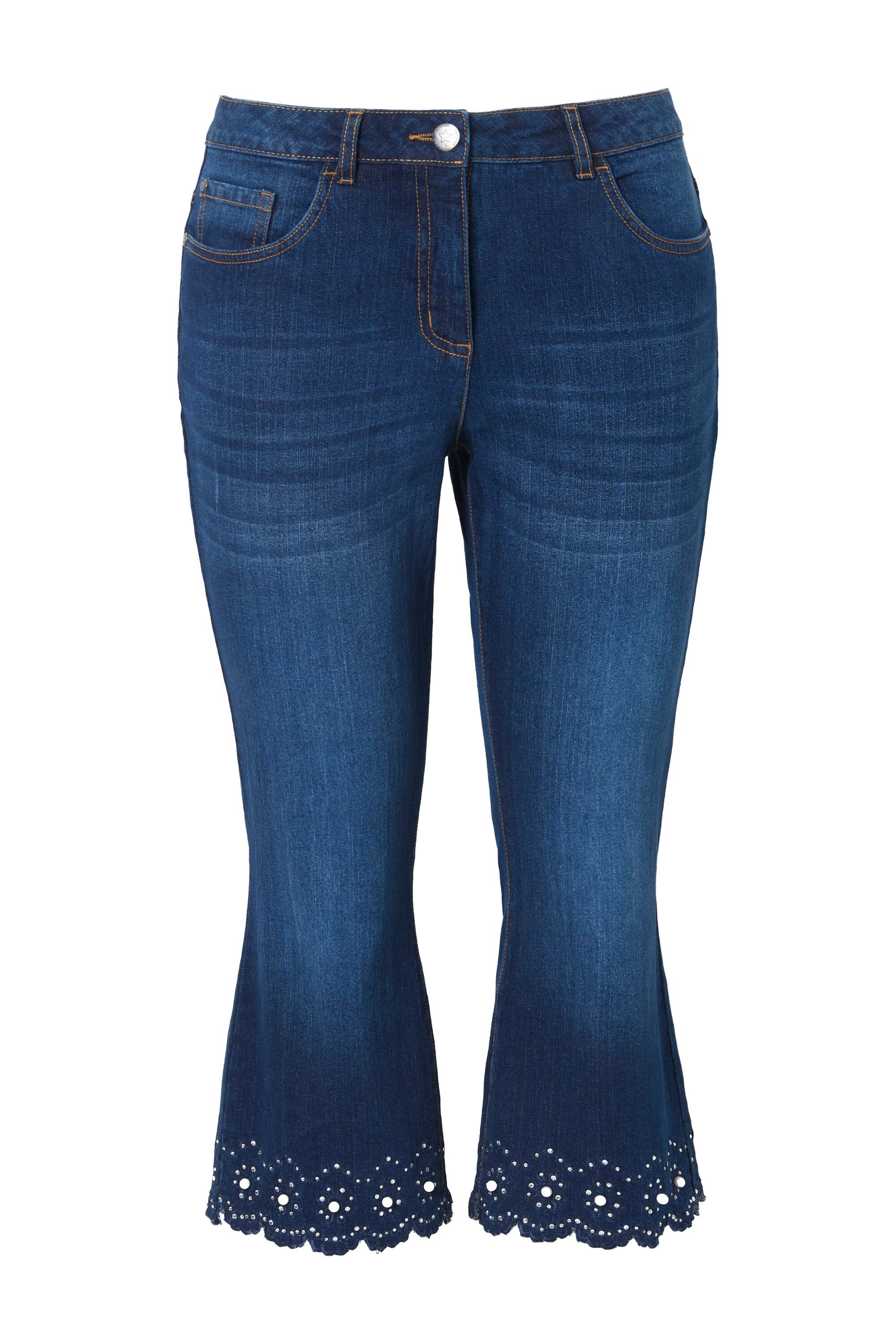 Angel of Style Regular-fit-Jeans 7/8-Jeans Flared günstig online kaufen