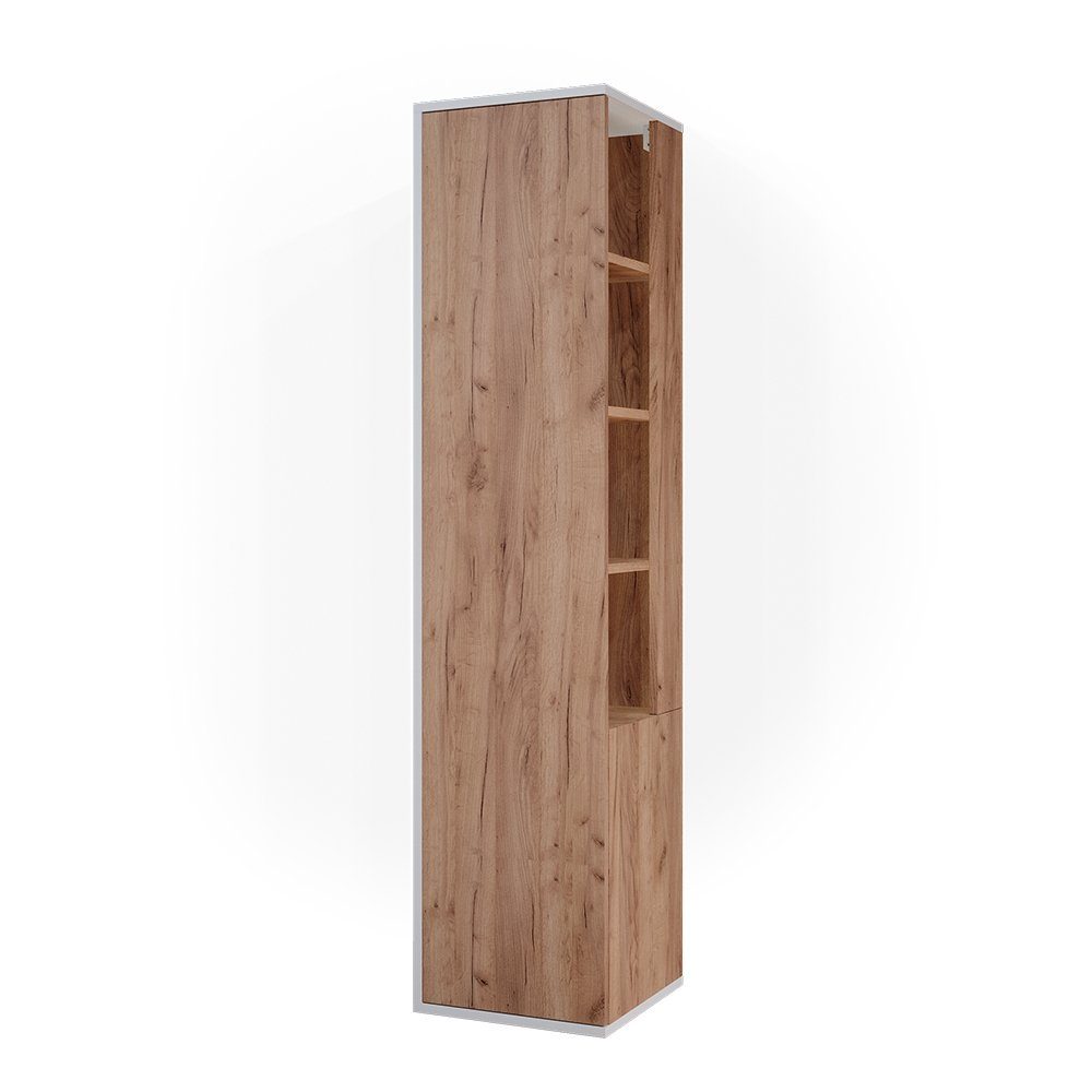 Vicco Hochschrank Kate, Weiß/Eiche, 35 x günstig online kaufen