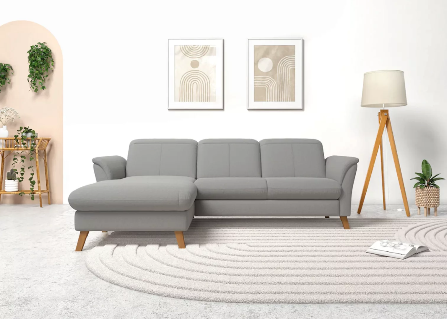 sit&more Ecksofa »Romero L-Form«, wahlweise mit oder ohne Relax-Funktion, B günstig online kaufen