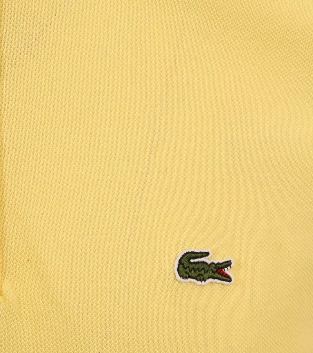 Lacoste Piqué Poloshirt Gelb - Größe S günstig online kaufen