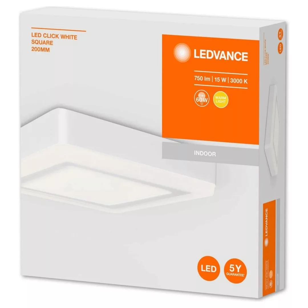 LEDVANCE LED-Wand-/Deckenleuchte 260535 weiß Aluminium Kunststoff B/H/L: ca günstig online kaufen