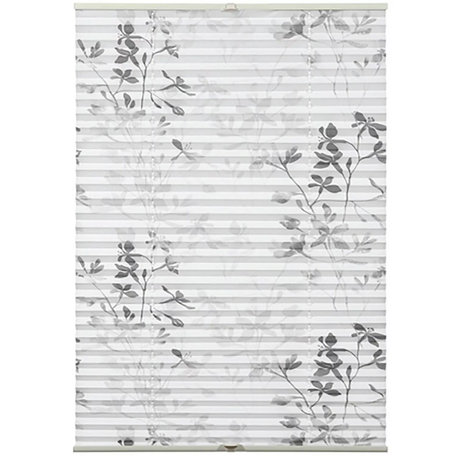 Gardinia Plissee Bella Blätter 40 cm x 130 cm Weiß günstig online kaufen