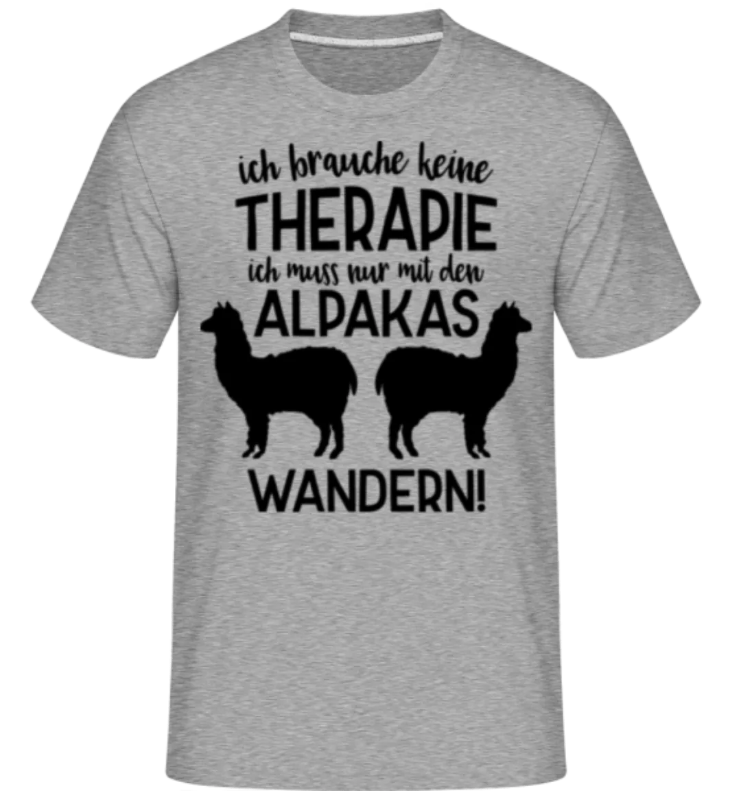 Ich Brauche Keine Therapie Alpakas · Shirtinator Männer T-Shirt günstig online kaufen