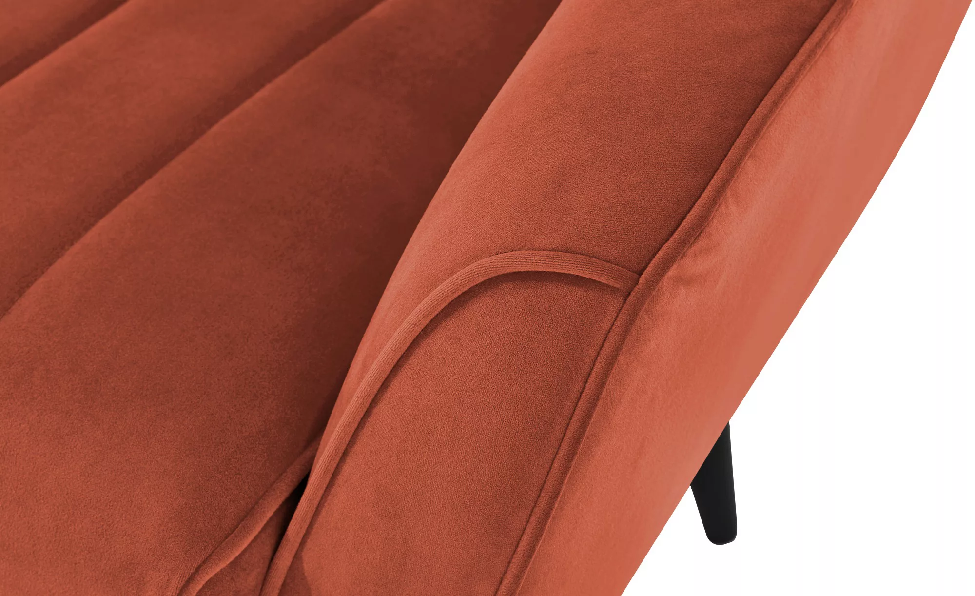 Sofa  Sophia ¦ orange ¦ Maße (cm): B: 190 H: 83 T: 90.0 Polstermöbel > Sofa günstig online kaufen