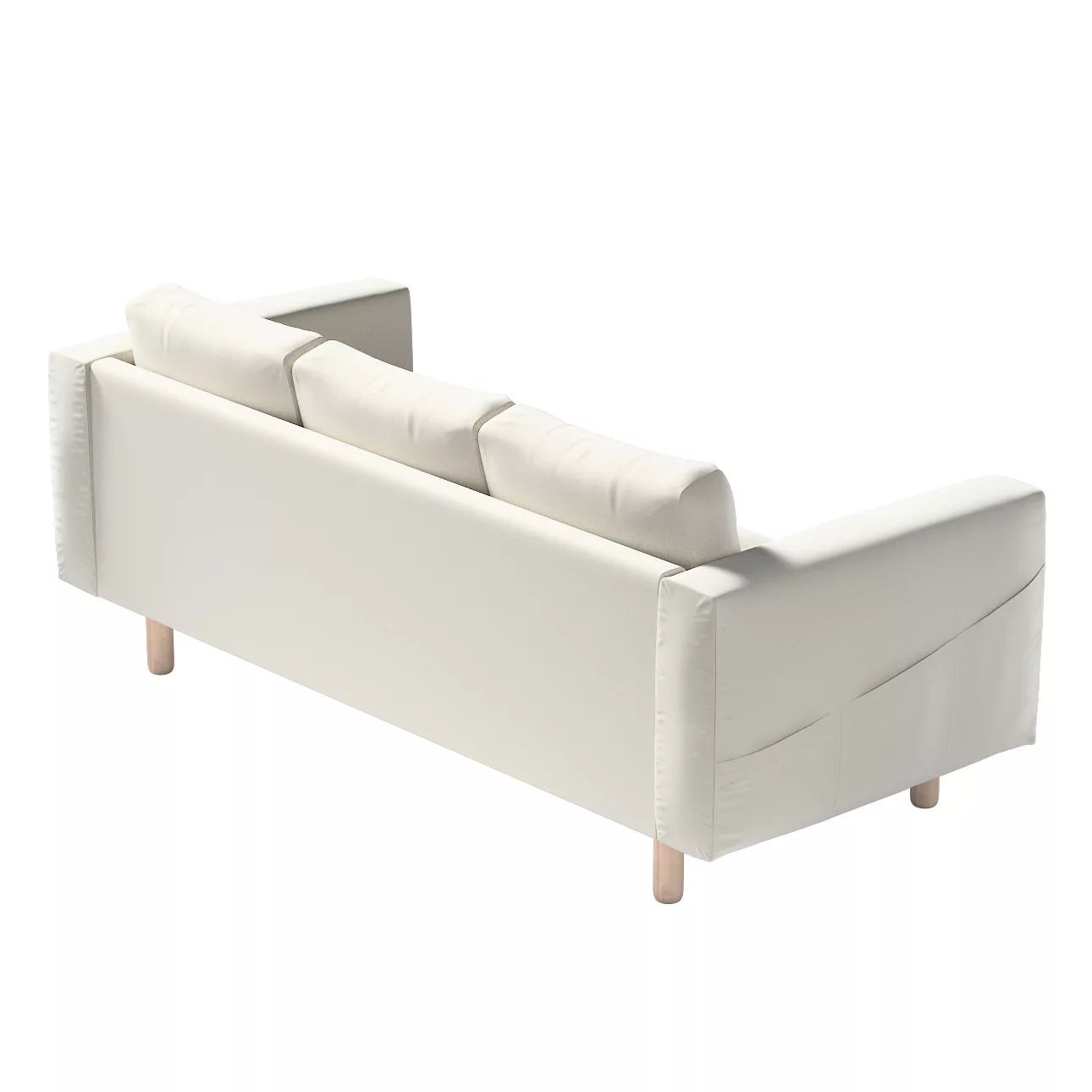 Bezug für Norsborg 3-Sitzer Sofa, grau, Norsborg 3-Sitzer Sofabezug, Ingrid günstig online kaufen