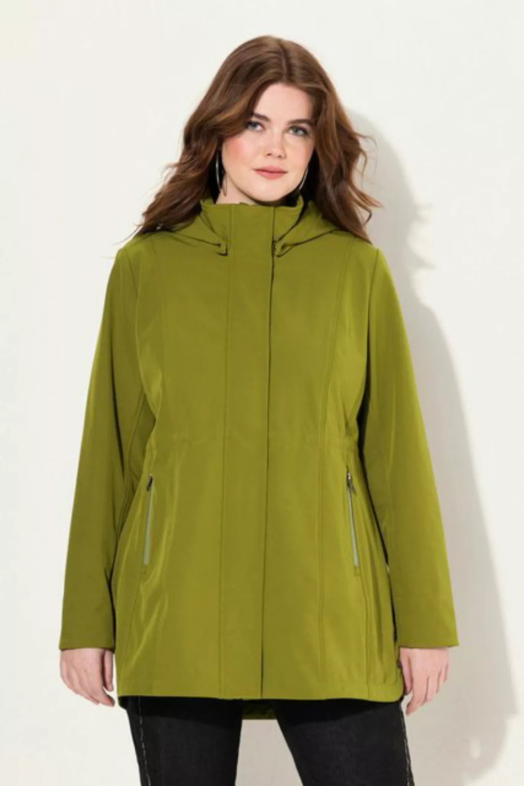 Ulla Popken Softshelljacke HYPRAR Softshelljacke Kapuze abnehmbar günstig online kaufen