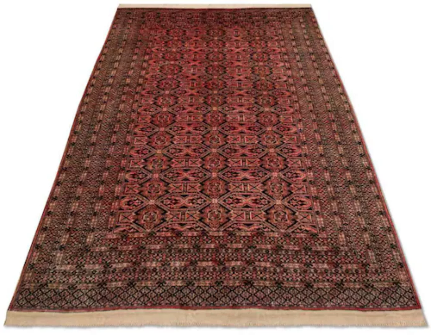 morgenland Wollteppich »Buchara Teppich handgeknüpft blau«, rechteckig günstig online kaufen