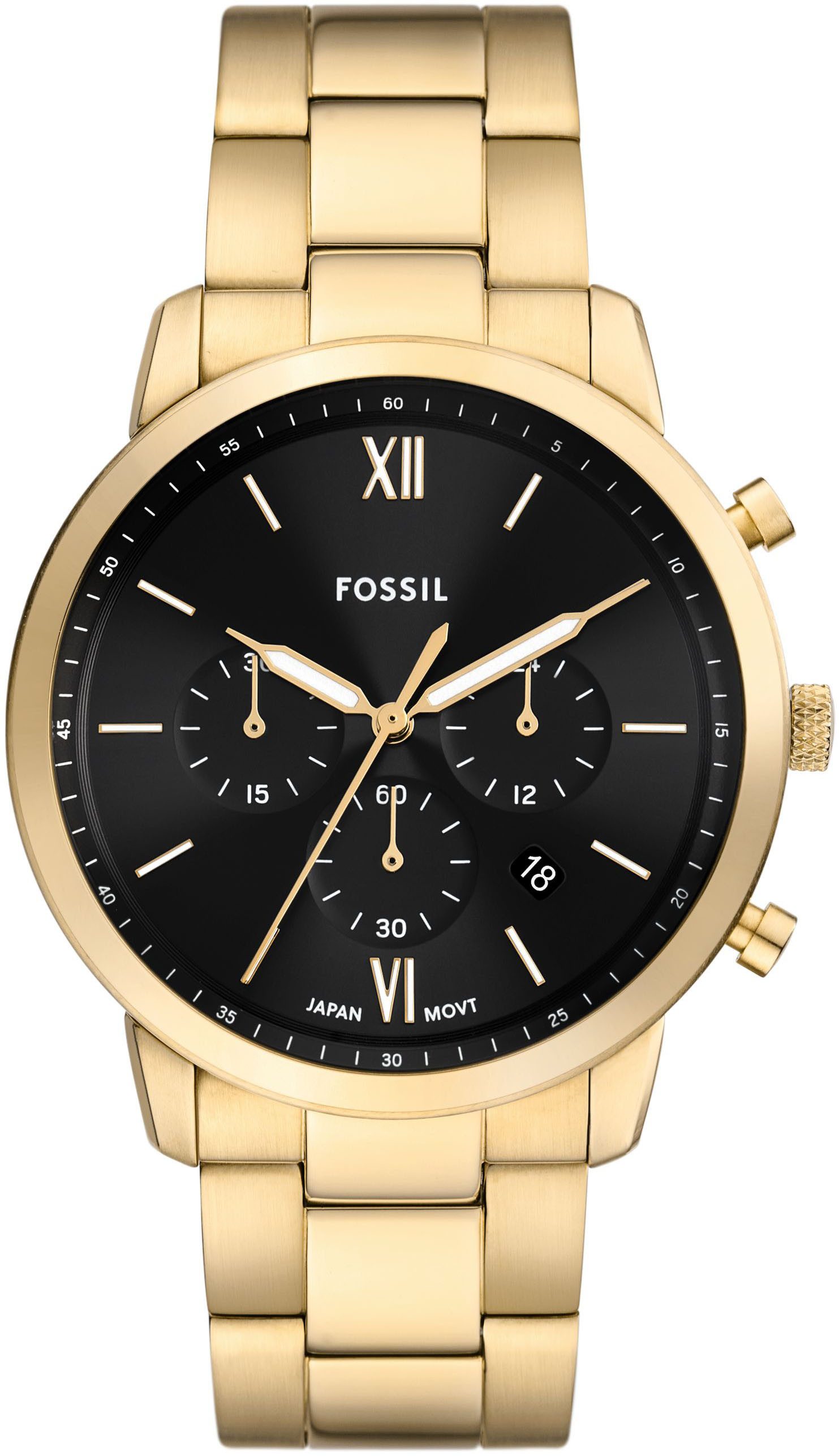 Fossil Chronograph NEUTRA FS6093, Quarzuhr, Armbanduhr, günstig online kaufen