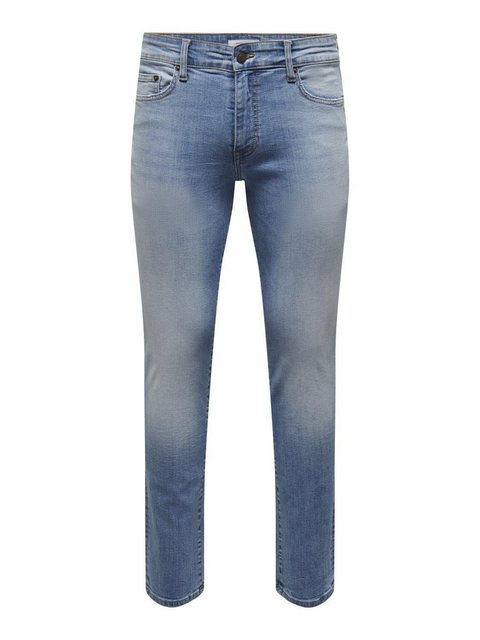 ONLY & SONS Slim-fit-Jeans Jeans Slim Fit Stretch-Denim Helle Waschung 8310 günstig online kaufen