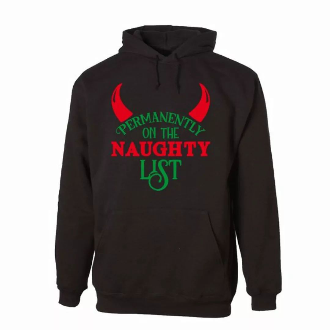 G-graphics Hoodie Permanently on the Naughty List Unisex, mit Frontprint, m günstig online kaufen