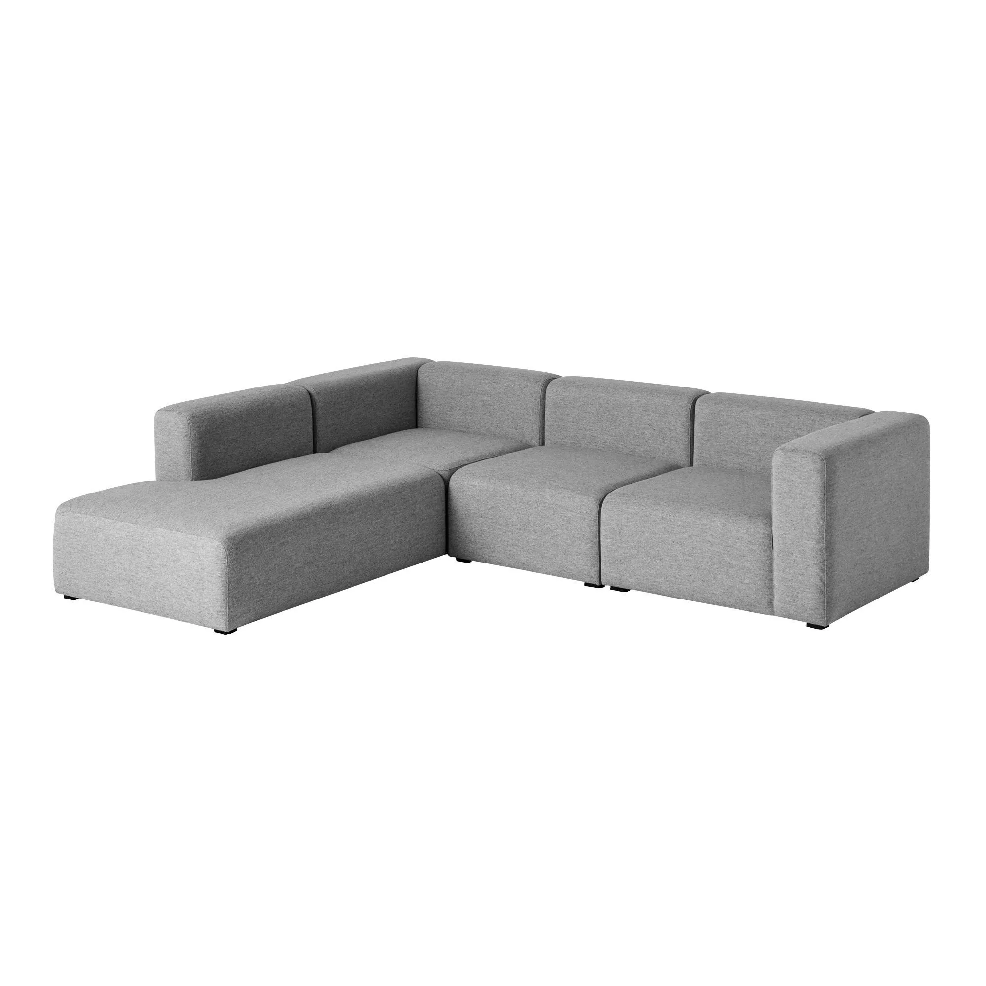 HAY - Mags Sofa Eckkombination 2 264,5x225,5cm - grau/Stoff Hallingdal 116/ günstig online kaufen