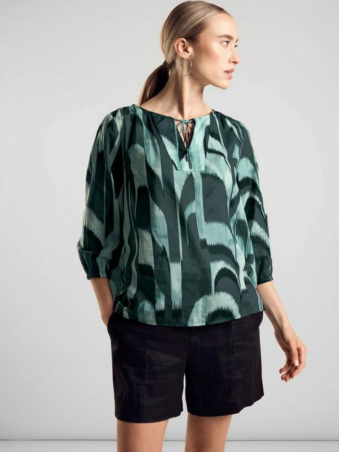 STREET ONE Funktionsbluse (1-tlg) Cut-Outs günstig online kaufen