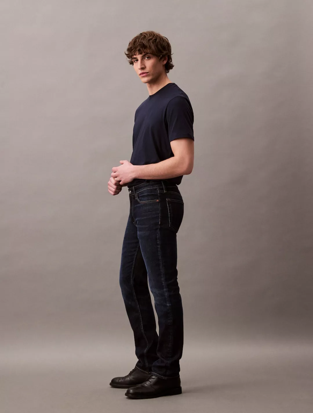 Calvin Klein Jeans Slim-fit-Jeans "SLIM REBEL SAPPHIRE JEAN", in dezenter W günstig online kaufen