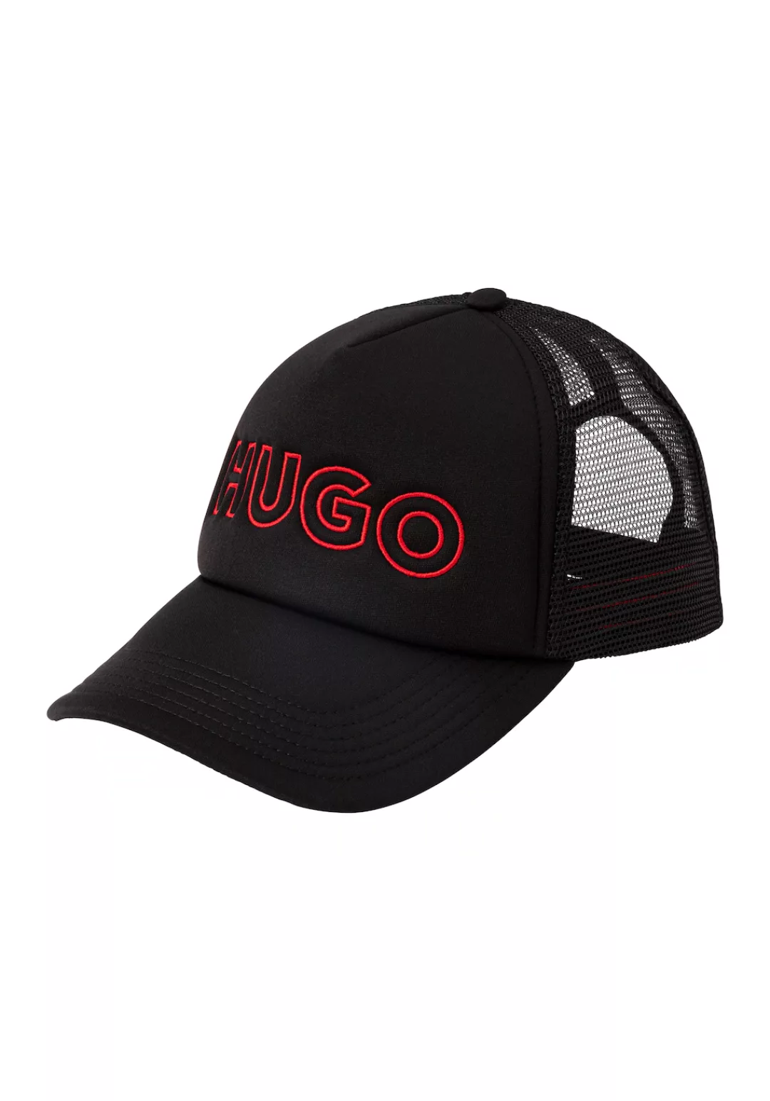 HUGO Baseball Cap "Lacey", mit kontrastfarbener Logostickerei günstig online kaufen